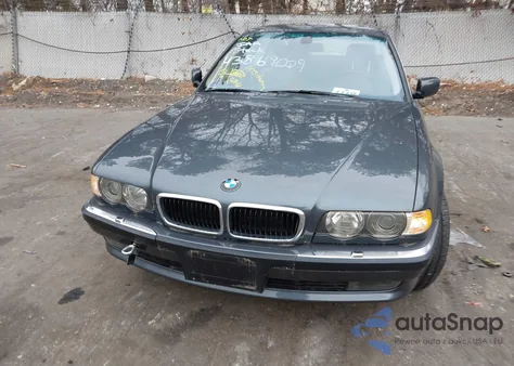 2001 BMW 740Il from USA, damaged, VIN WBAGH83451DP29865